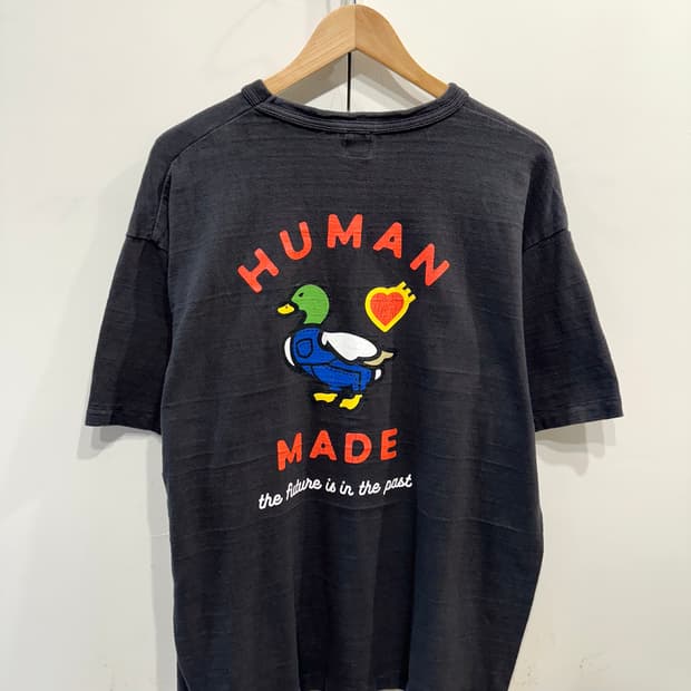 휴먼메이드 덕 그래픽 반팔 티셔츠