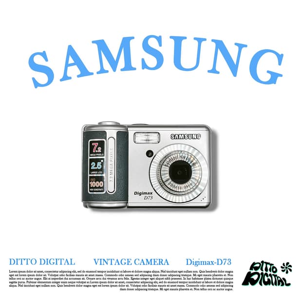 Samsung Digimax D73디카
