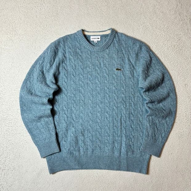 라코스테 맨즈 케이블 풀오버 니트 PN7685