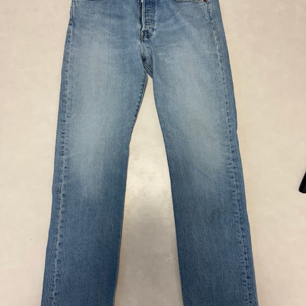 리바이스 501 오리지널핏 W34 워터리스 라이트블루