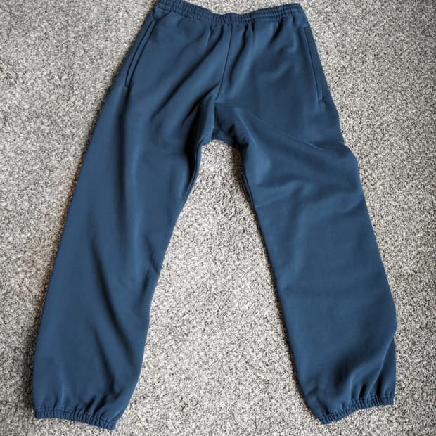 이지 갭 발렌시아가 80플리스 조깅 스웻 조거팬츠 다크 블루