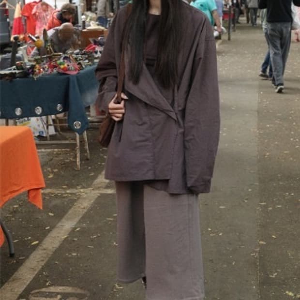 Tonse 톤세 Lenn Cropped Pant 크롭 팬츠 브라운 M