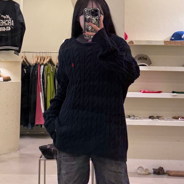 폴로 랄프로렌 케이블 니트 스웨터 U1391