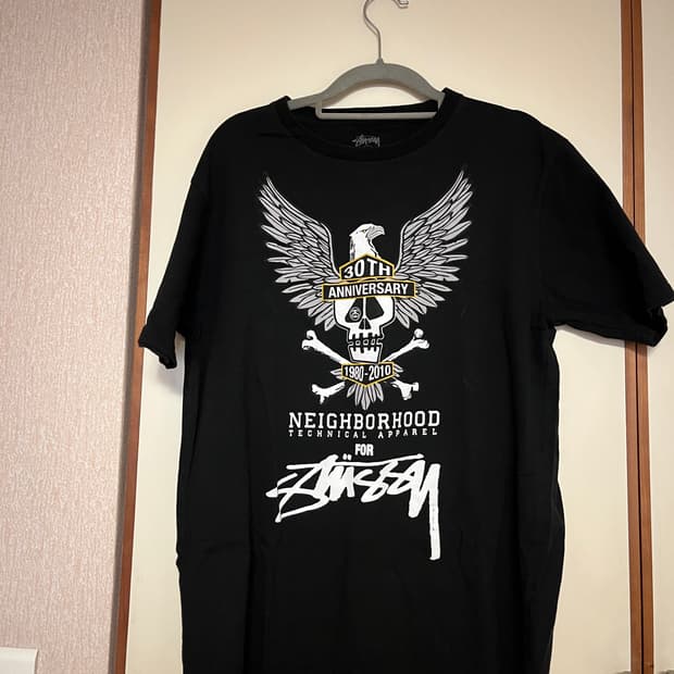 스투시 네이버후드 콜라보 티셔츠