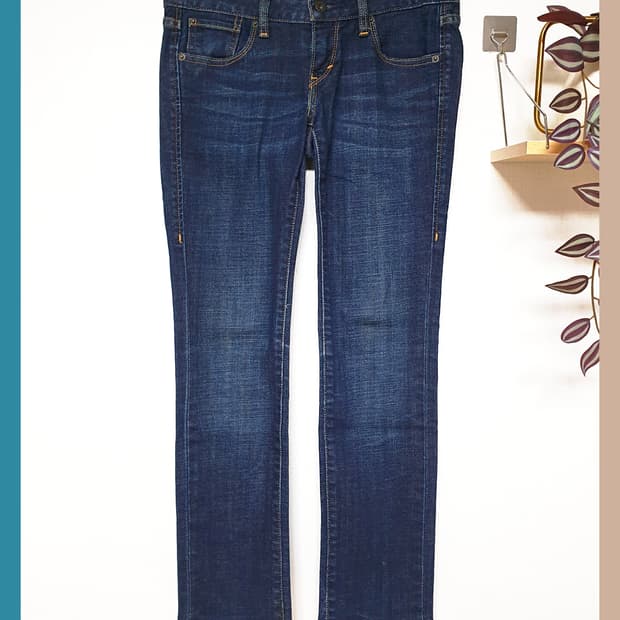 리바이스 타이트스트라이트 데0님팬츠 25인치 55 진청 