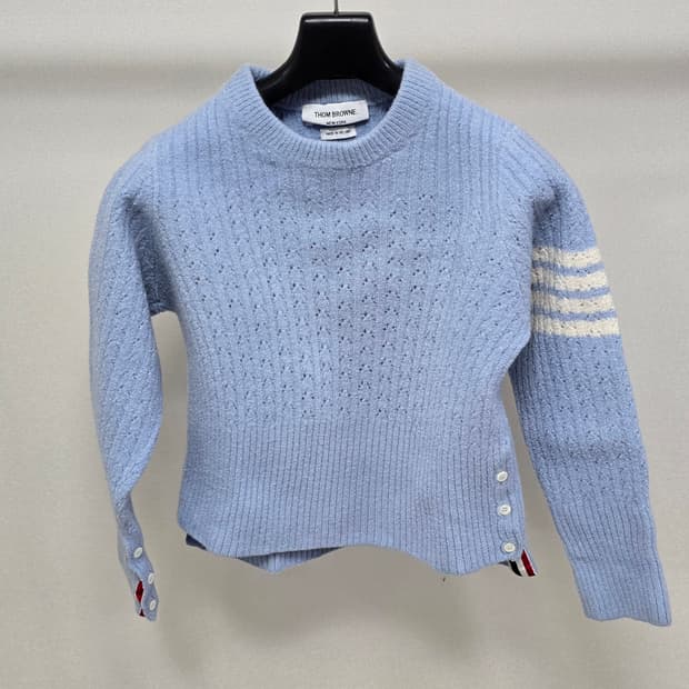 톰브라운 사선완장 여성 니트 판매