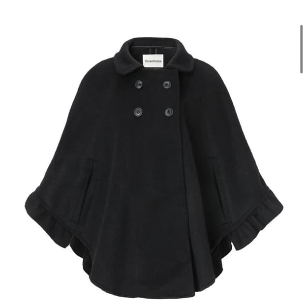 쓰리타임즈 moon cape jacket