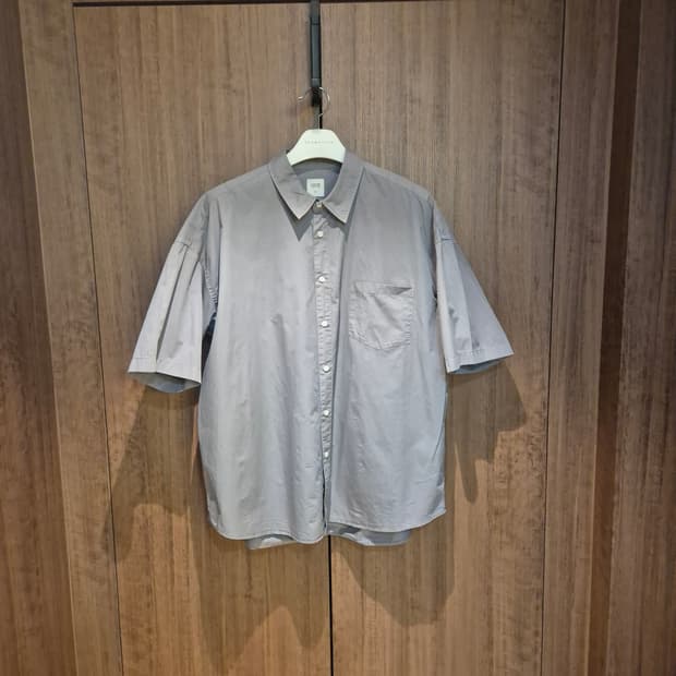어나더오피스 Huge Garment Shirt (Concrete)