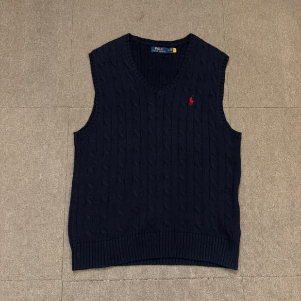 polo 랄프로렌 폴로 신형 케이블 니트 베스트 