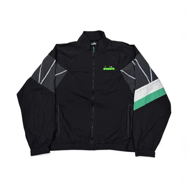 디아도라 나일론 트랙 자켓 