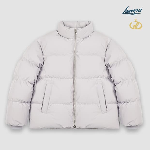 자바나스 / 209 에센셜 람포지퍼 덕다운 패딩 / 그레이 / XL