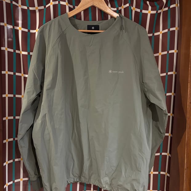 스노우피크 씬테크 메쉬 맨투맨