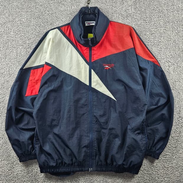90's REEBOK 컬러블록 윈드브레이커 바람막이 자켓(M)/11377