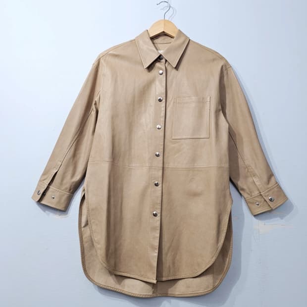 maje 마쥬 양가죽 셔츠 ~44반