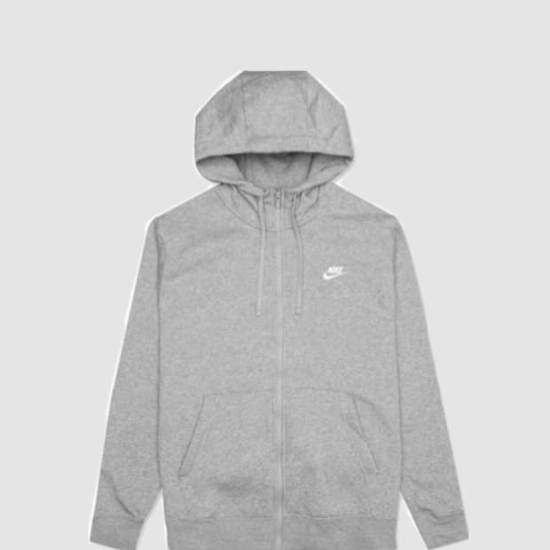 나이키 후드집업 Gray M