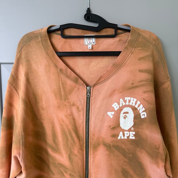 베이프 타이다이 코튼 집업자켓 Bape