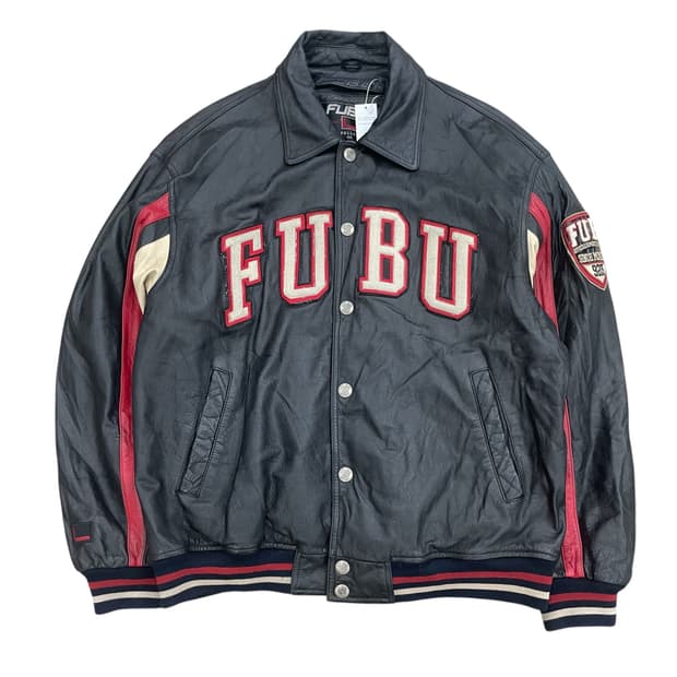 FUBU 레더자켓