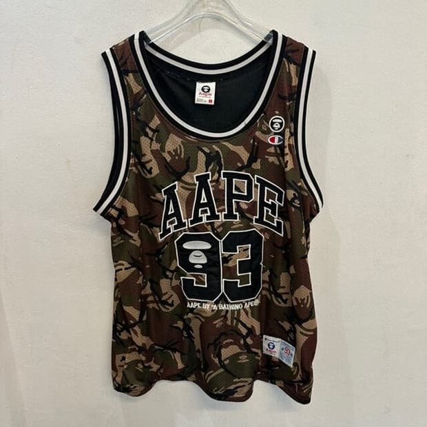bape x champion mesh sleeveless