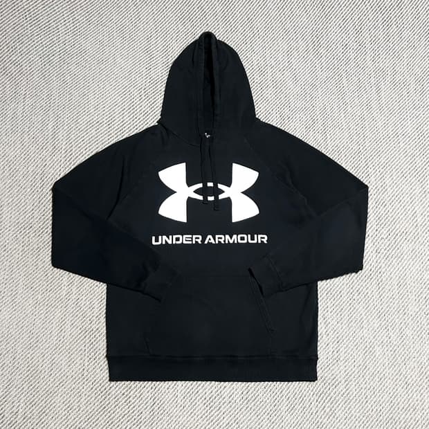 [XL] Underarmour 언더아머 블랙 빅로고 후드티