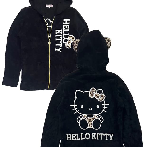 Hello kitty hooded zip-up