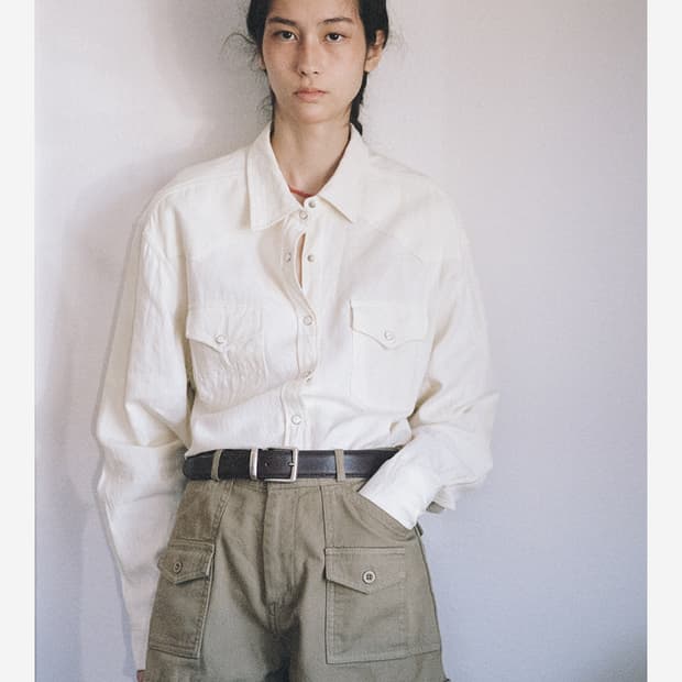 얼바닉30 랜치 셔츠 내추럴