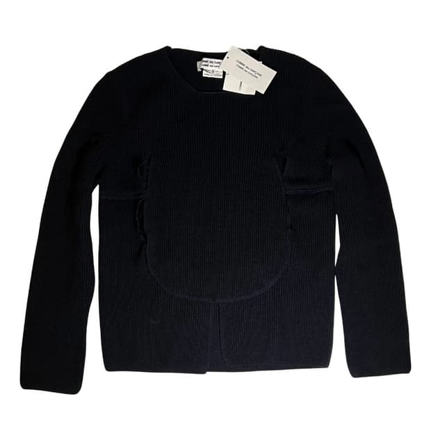 꼼데가르송 컷 디테일 니트 Comme des Garcons
