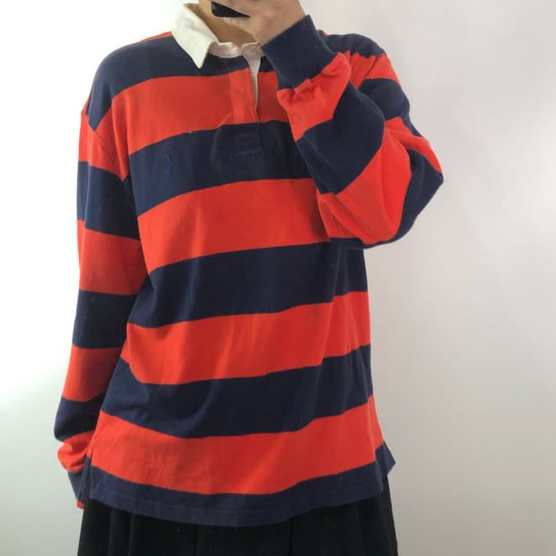[L] 폴로 스트라이프 카라티