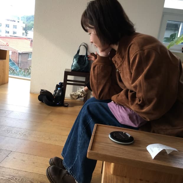 일괄) 쉬이즈큐트 프렌치데님 블루/코듀로이 브라운 M