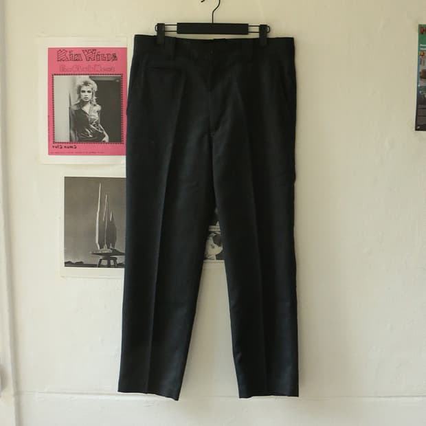 준야 와타나베 그레이 울 블렌드 트라우저 