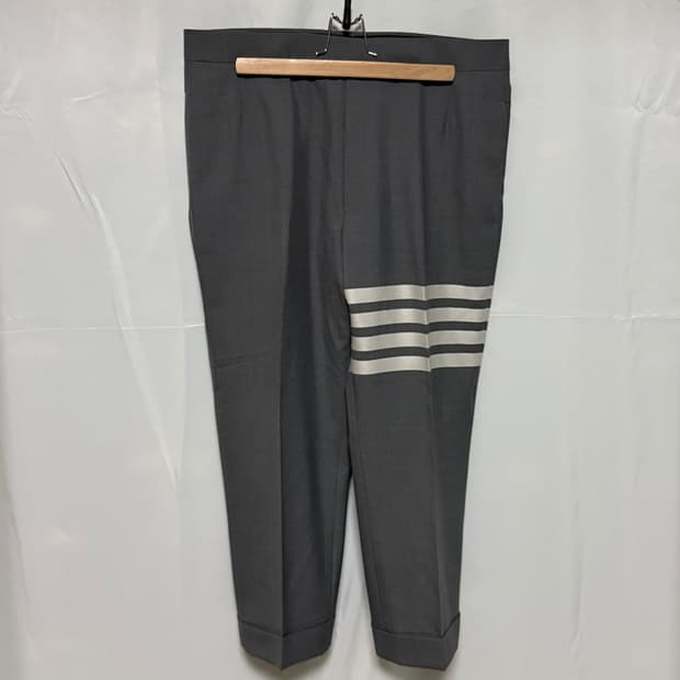 [S+급/3] 톰브라운 사선완장 슬랙스 팬츠 정장 그레이