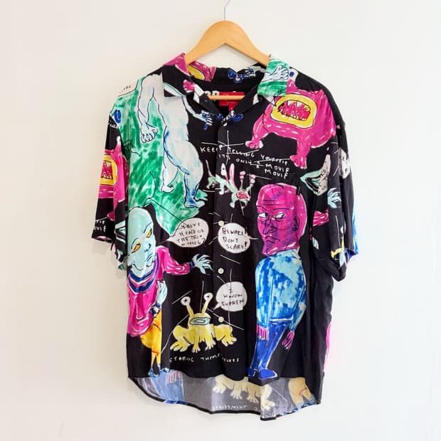 Supreme 다니엘존스턴 레이온셔츠