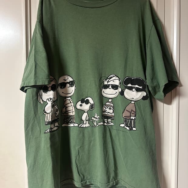 90s 피넛츠 peanuts the gangs all here 티셔츠