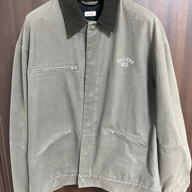 1011갤러리 Gallery work jacket-washed khaki