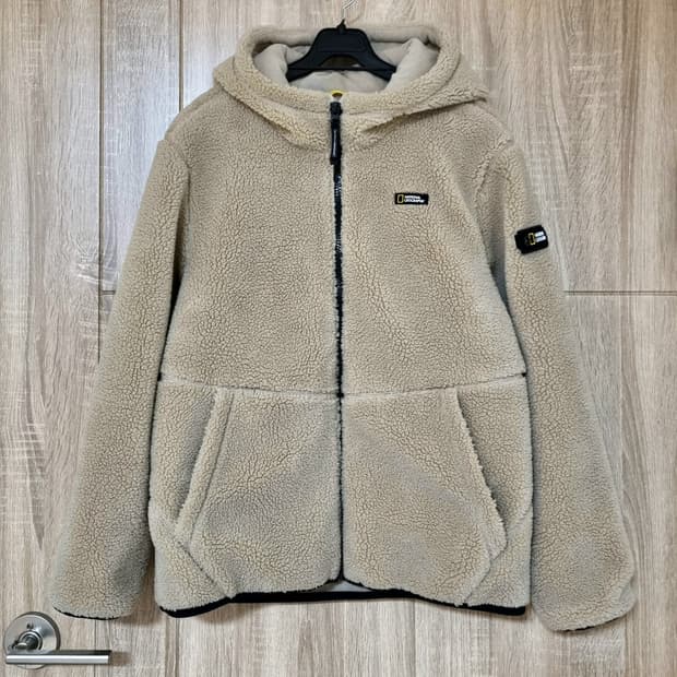 내셔널지오그래픽 뽀글이 후드집업