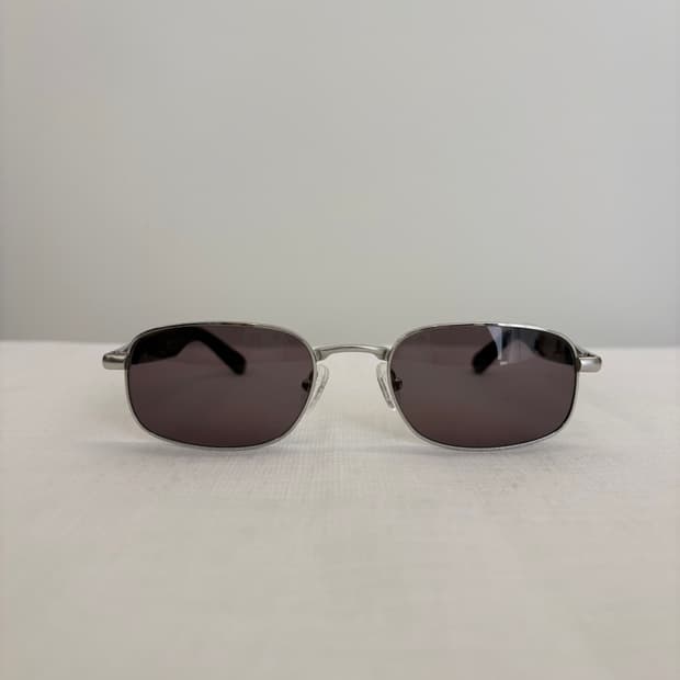 LEMONDE 실버 스퀘어 빈티지 선글라스