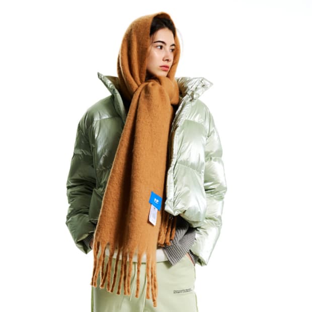 프라이 23FW 숏 푸퍼 패딩 자켓 라이트 그린 M사이즈