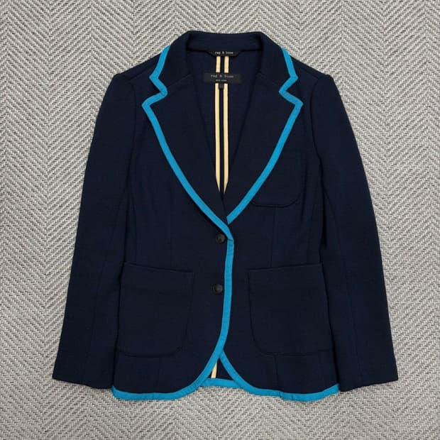 렉앤본 니트 블레이저 v1507