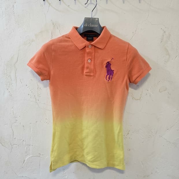 랄프로렌 여성 카라티 XS 오렌지 그라데이션