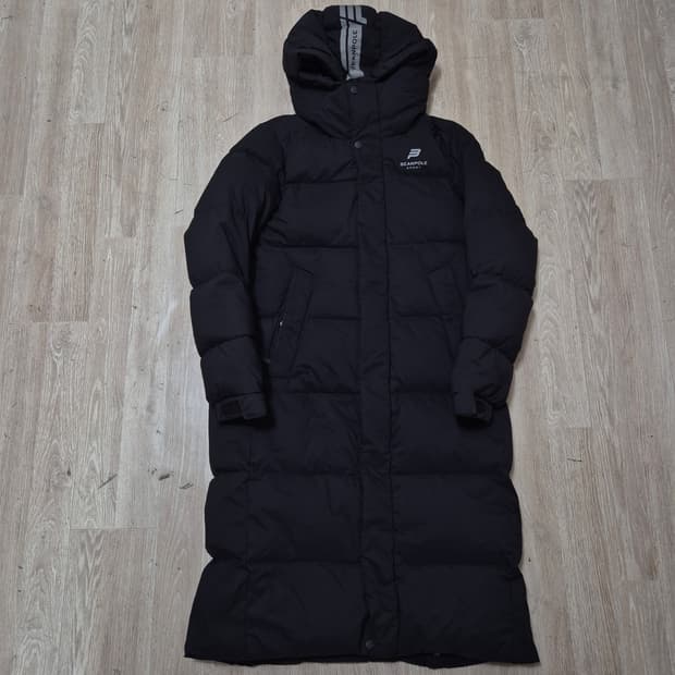 빈폴 스포츠 덕다운 벤치다운 후드 롱패딩 점퍼 XS(85)