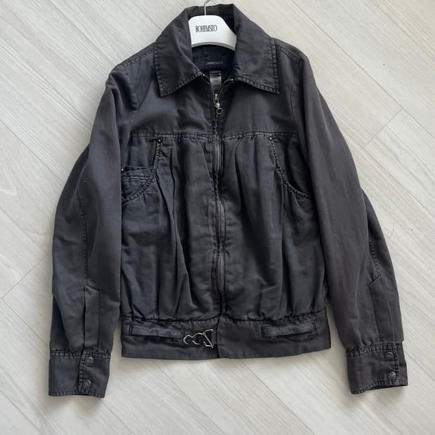 디젤 면 자켓 간절기 자켓 버클 디테일 카고 아메카지XS