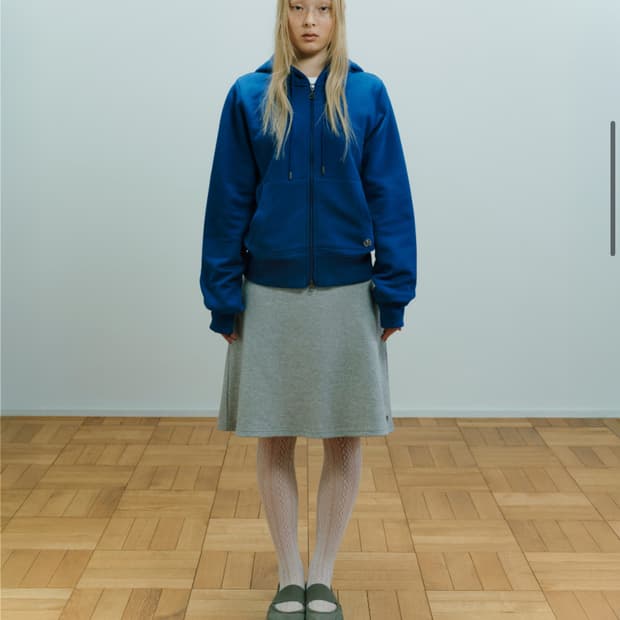코이세이오 038 COZY HOOD ZIP-UP BLUE