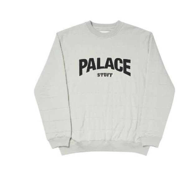 (중고/XL) palace p stuff crew grey XL