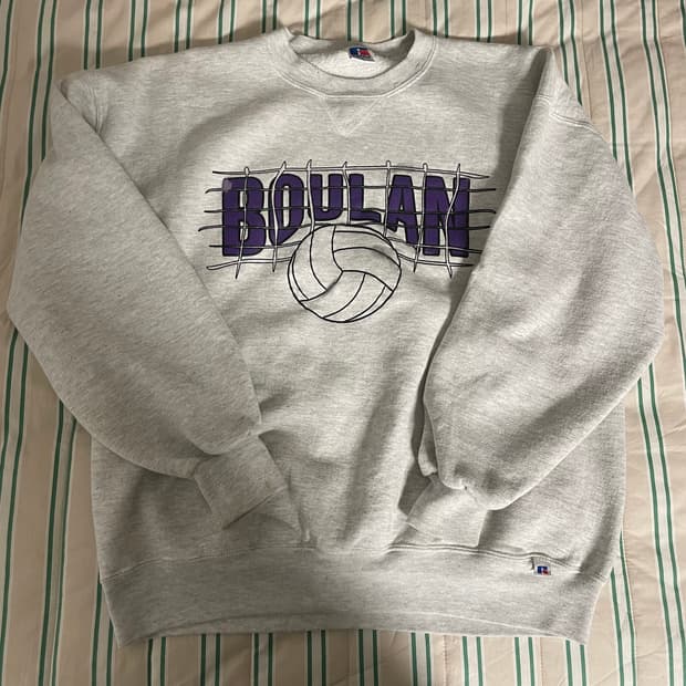 러셀 맨투맨 USA 로고 스웨트셔츠 xl