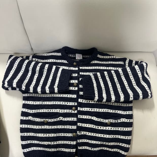 STU 스트라이프 가디건 M사이즈 판매