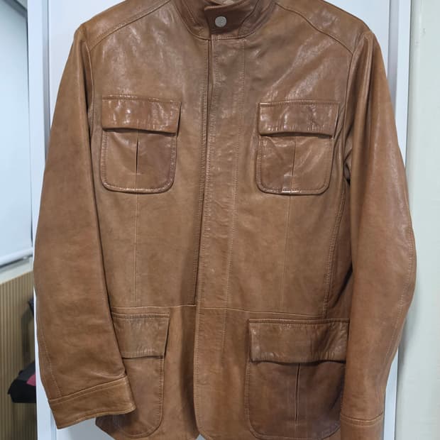이테리 트루사르디 trussardi 가죽자켓