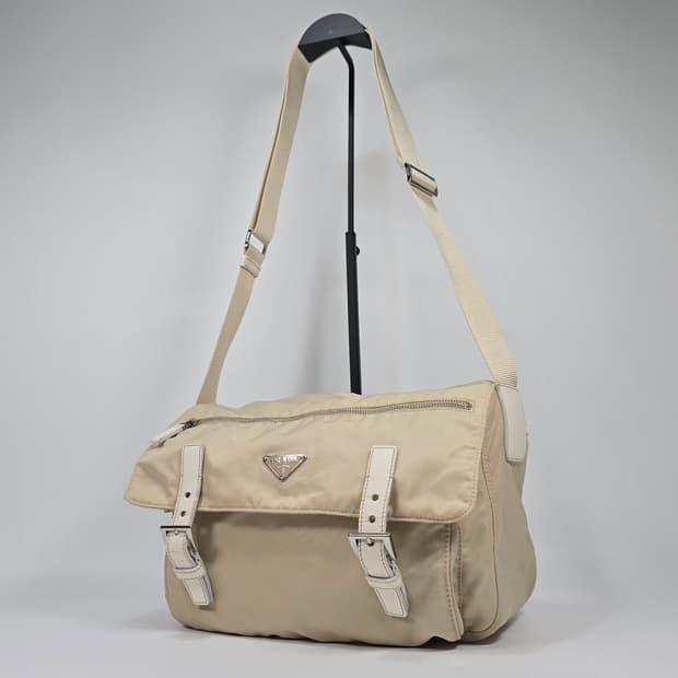 프라다 나일론 메신져 크로스백