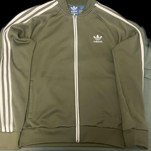 아디다스 카키 져지