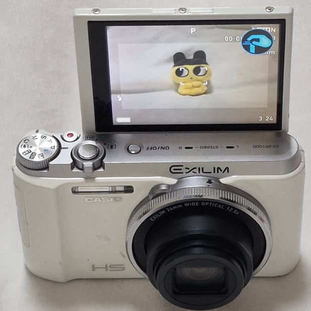 빈티지 디카/틸트액정) 카시오 엑슬림 Zr1000 화이트 판매