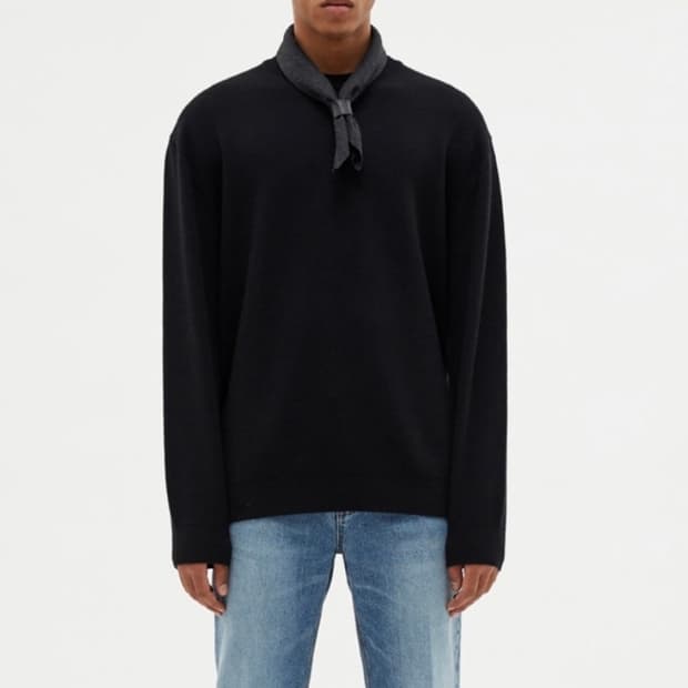 엘무드 엘프 캐시미어니트 블랙 44 95