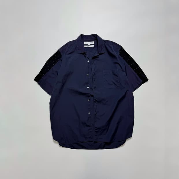Stitching short-sing short-sleeved shirt